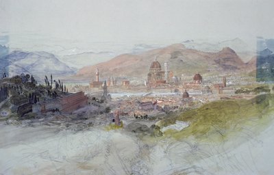 Vista di Firenze, 1837-39 da Samuel Palmer